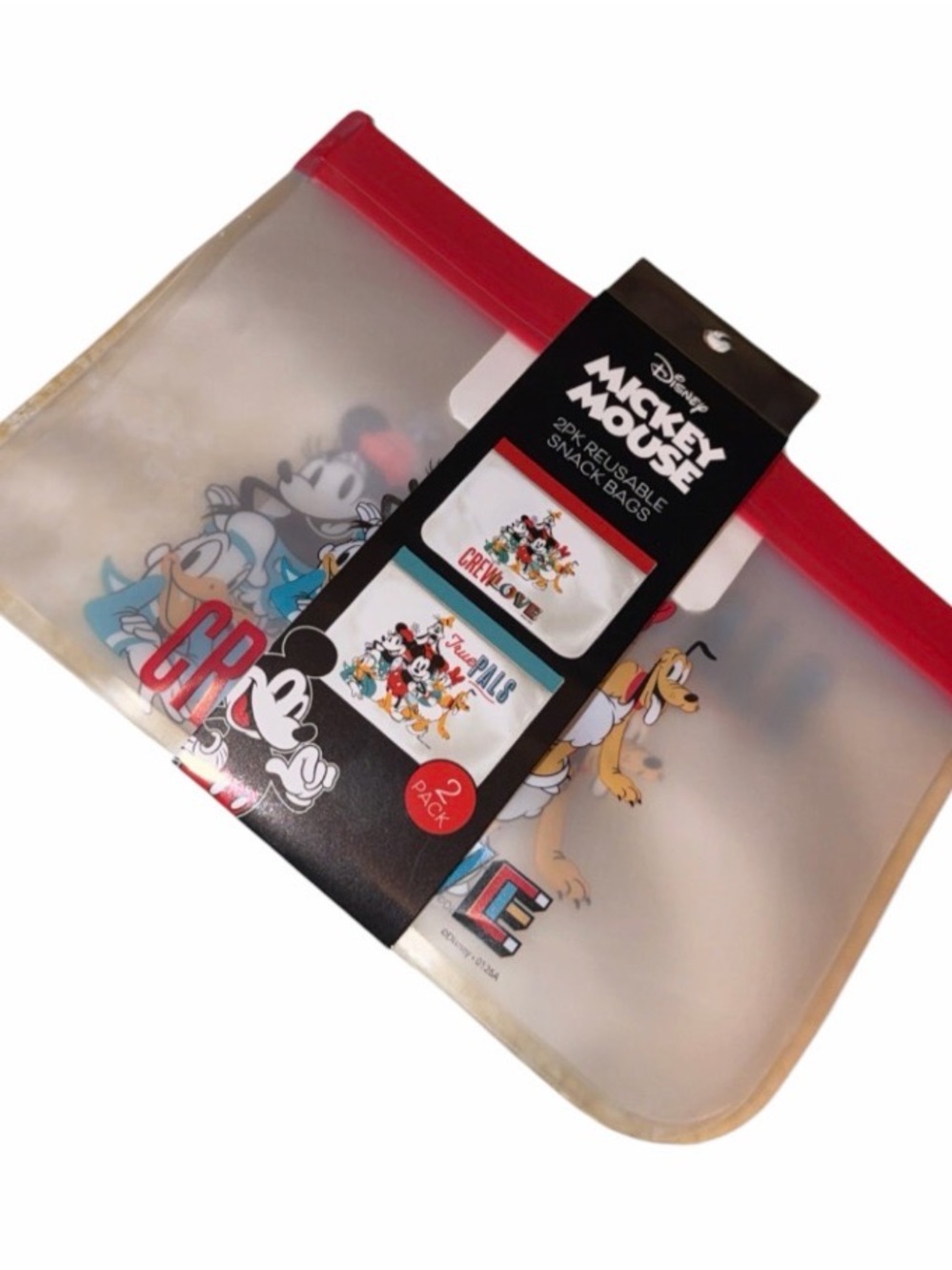Disney Mickey Mouse & Friends Reusable Snack Bags